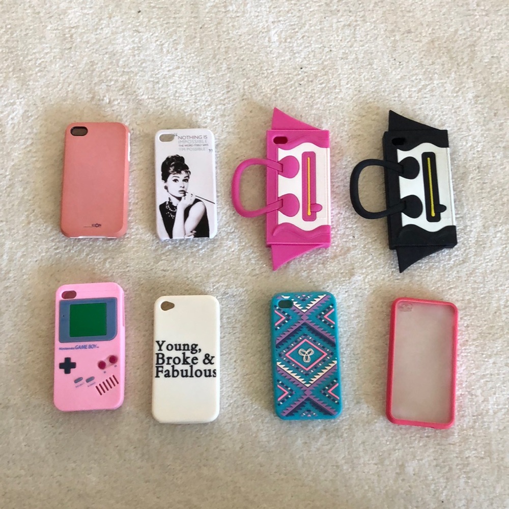 Lot of 8 iPhone 4 cases